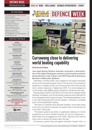 ADM's Defence Week Premium 447 PDF Version